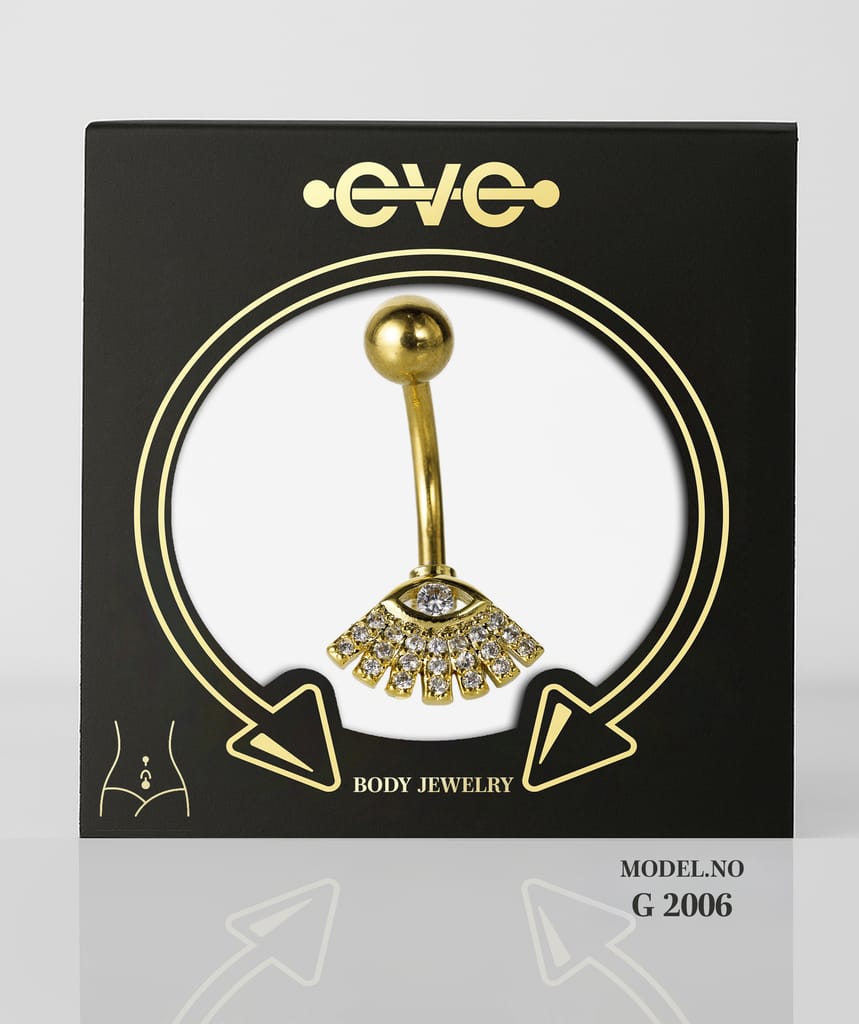 إيف بيرسنج سرة ذهبى  -موديل رقم G 2006