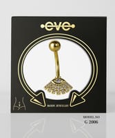 إيف بيرسنج سرة ذهبى  -موديل رقم G 2006