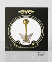 إيف بيرسنج سرة ذهبى  -موديل رقم G 2007