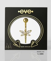 إيف بيرسنج سرة ذهبى  -موديل رقم G 2008