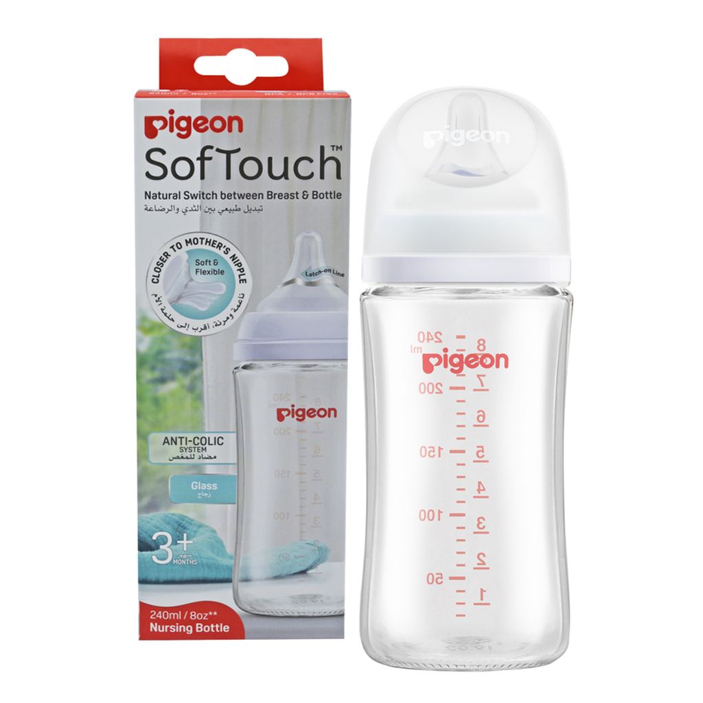 Pigeon Softouch Glass Bottle 240 Ml