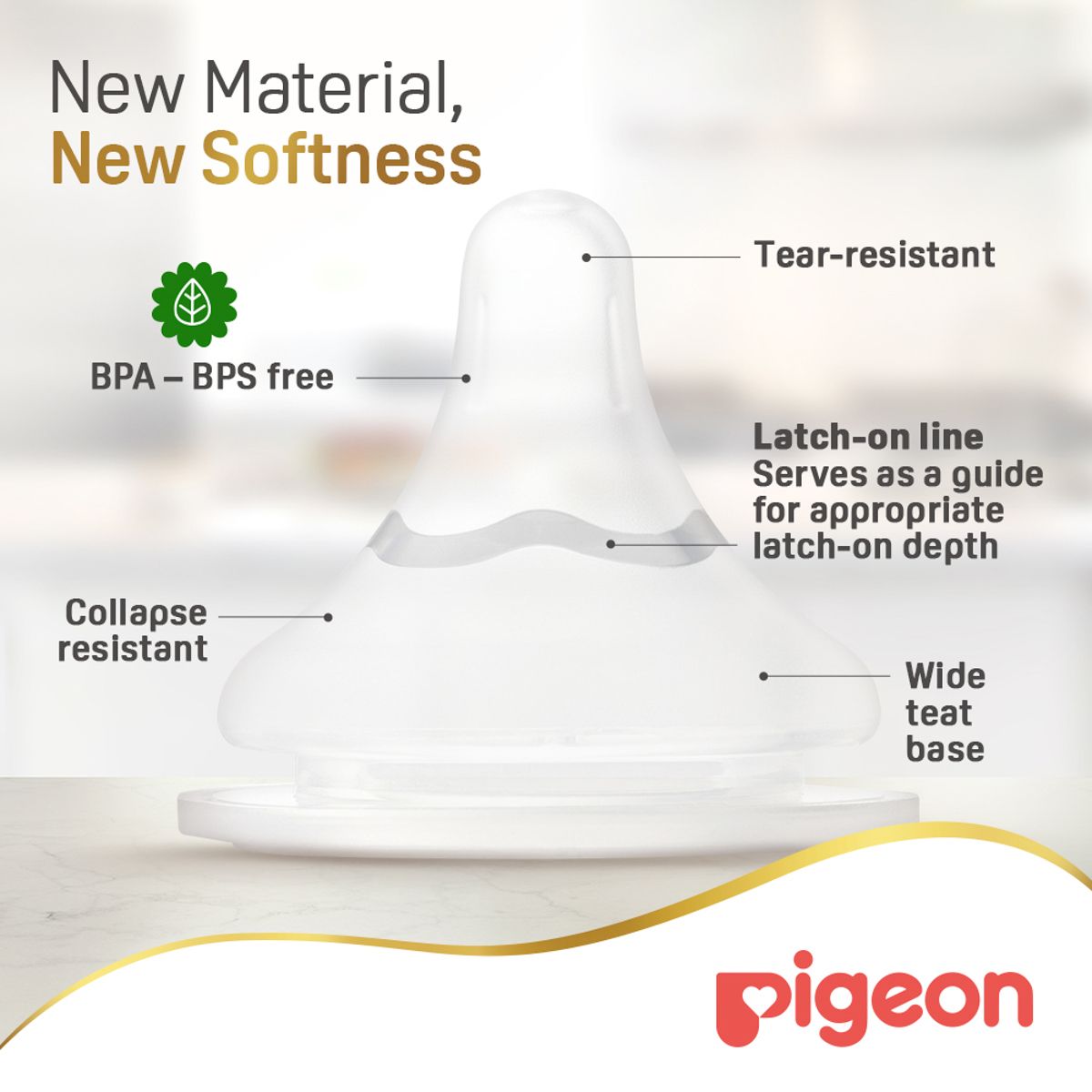 بيجون سوفتاتش حلمة واسعة 2 قطعة - SS