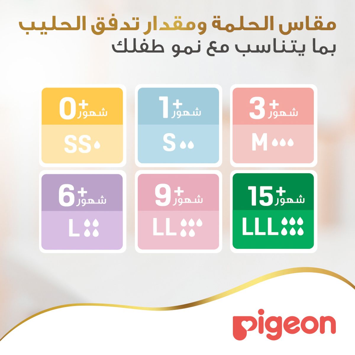 بيجون سوفتاتش حلمة واسعة 2 قطعة - LLL