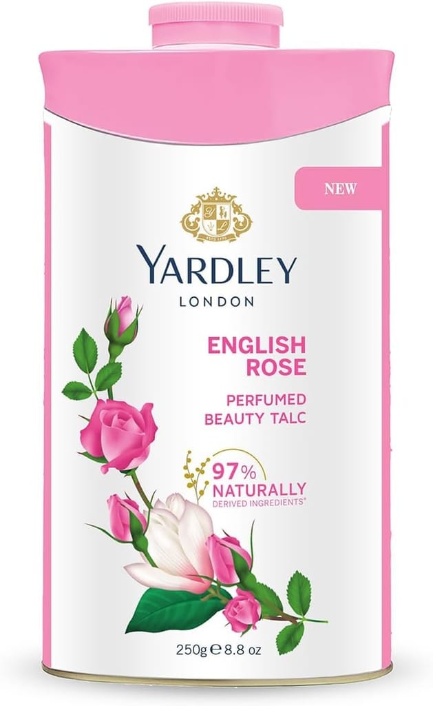 YARDLEY  TALC  ENGLISH ROSE  250gm