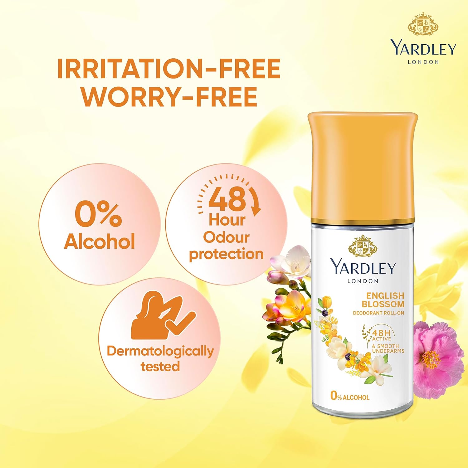 YARDLEY ROLL ON ENGLISH BLOSSOM  50 ml