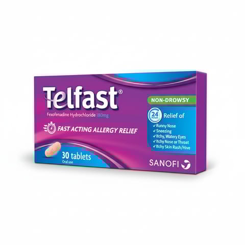 Telfast 180 mg Tablet 30pcs