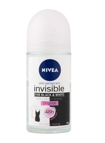 Invisible Black & White Deodorant Roll-On For Women- 50ml