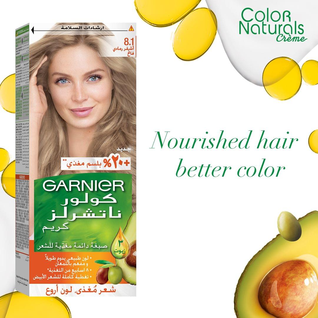 Hair Color Naturals 8.1 Light Blonde