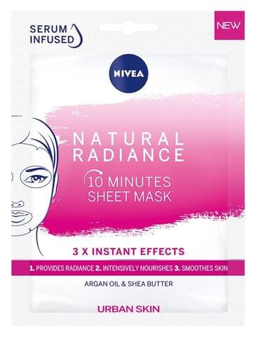 Urban Natural Radiance Face Sheet Mask Argan Oil & Shea Butter