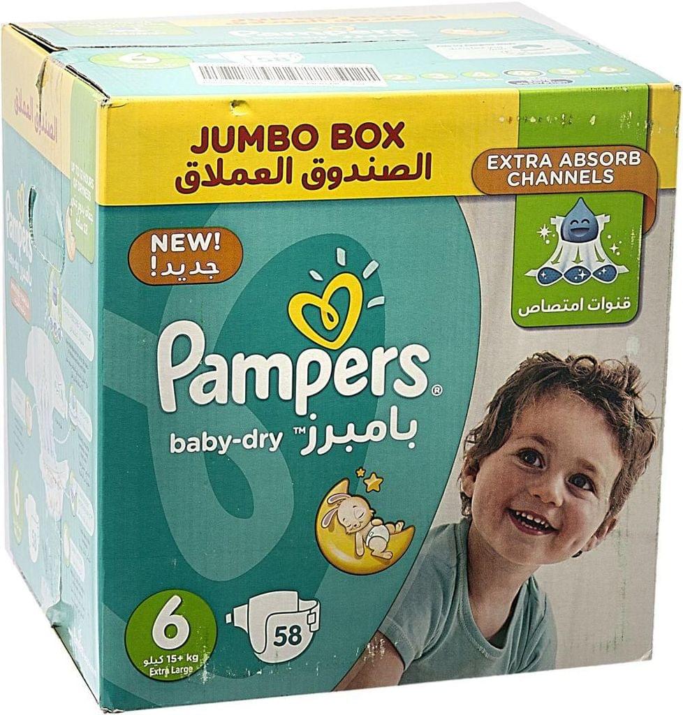 Pampers Premium Care Size 6 (13+ Kg) 58Pc