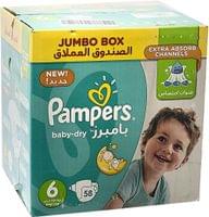 Pampers Premium Care Size 6 (13+ Kg) 58Pc