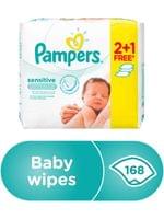 Wipes Sensitive-56 Ct, 2+1 Free