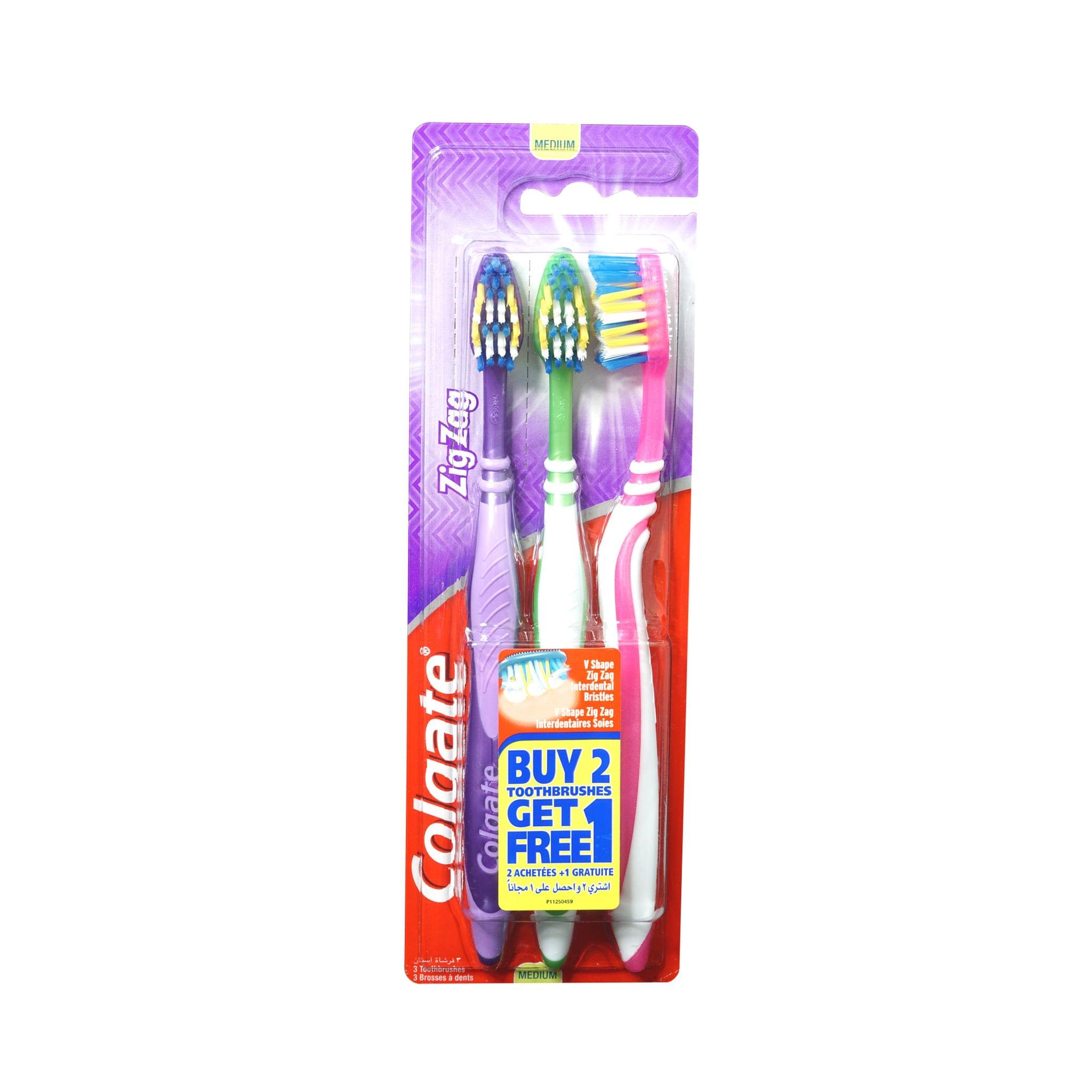 Zigzag Toothbrush 2+1 Free