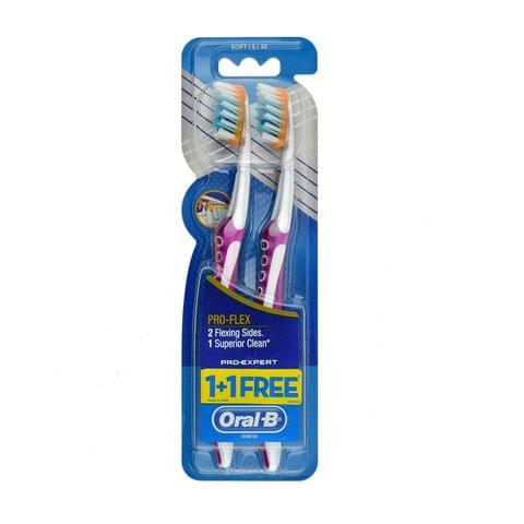 360 Optic White Toothbrush Medium, Multi Color
